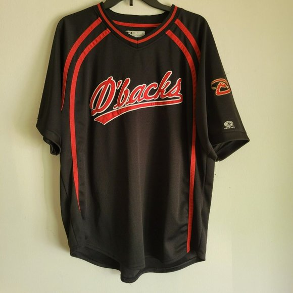 Arizona Diamondbacks Short-Sleeve Jersey Shirt Men's XL Black Authentic True Fan - Picture 1 of 5